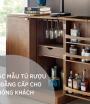 Top các mẫu tủ rượu đẹp, đẳng cấp cho phòng khách